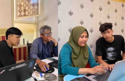 Hijau Putih dan Coklat Tradisional Pertemuan Undangan (2)
